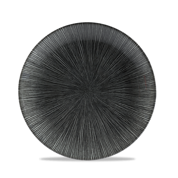Assiette Coupe Plate Agano Black 21.7Cm