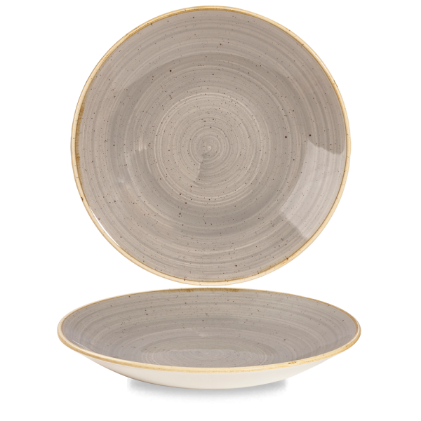 Assiette Creuse Forme Coupe Grey 28.1Cm