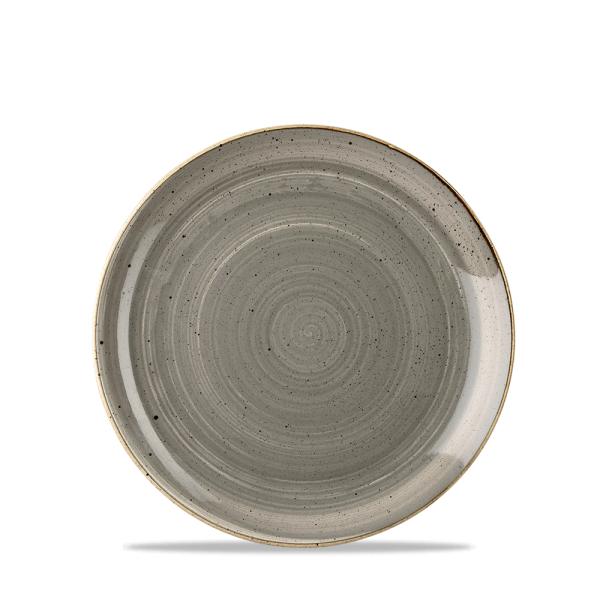 Assiette Coupe Plate Peppercorn Grey 16.5Cm