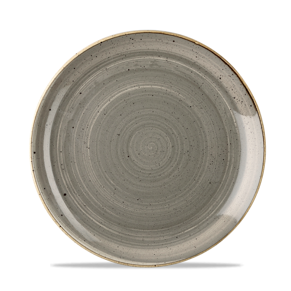 Assiette Coupe Plate Peppercorn Grey 21.7Cm