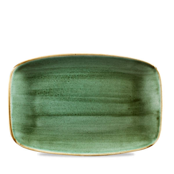 Assiette Rectanguliare Chefs Oblong Samphire Green 30X19.9Cm