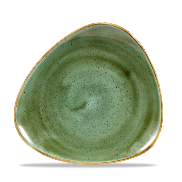 Assiette Triangle Plate Samphire Green 19.2Cm