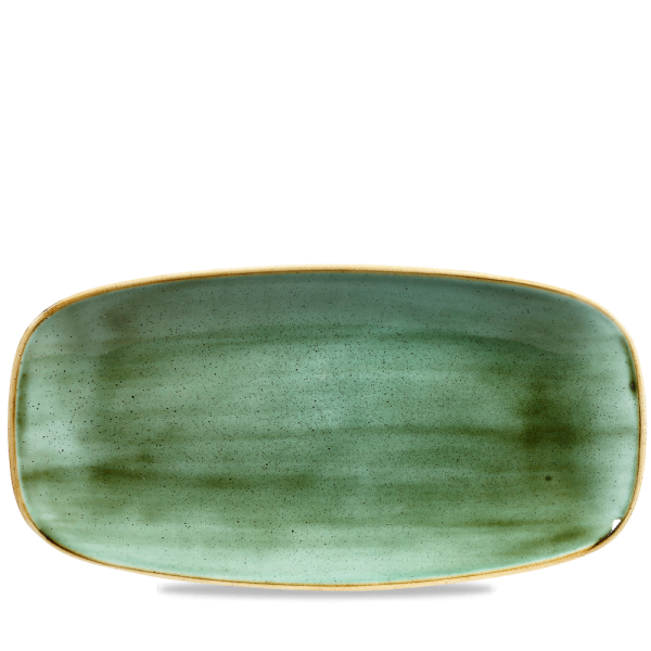 Assiette Samphire Green Chefs Oblong 29.8X15.3Cm