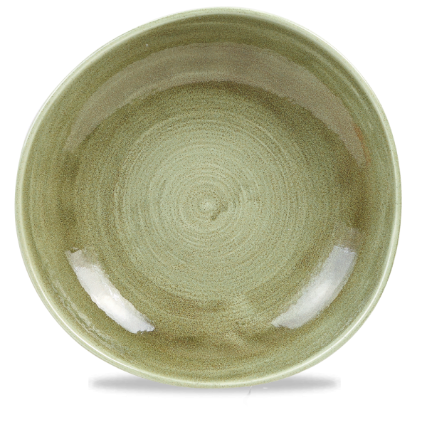 Assiette Plate Organic Burnished Green 28.6Cm