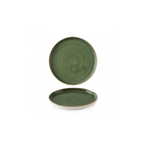 Assiette Ronde Plate Bord Droit 21Cm