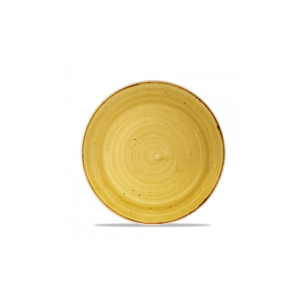 Assiette Coupe Plate Mustard 21.7Cm